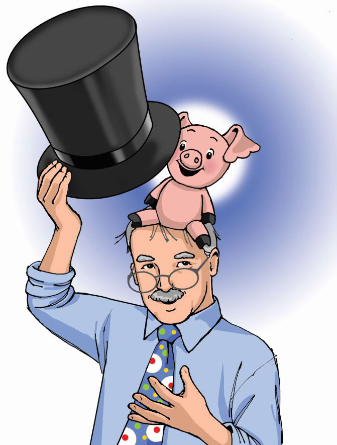 Nic Clement and the Reading Pig